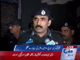 CCPO Amin Vinus, DCO Abubakar media briefing upon attacked at Din News Office near Seven Up Train Crossing Gulberg