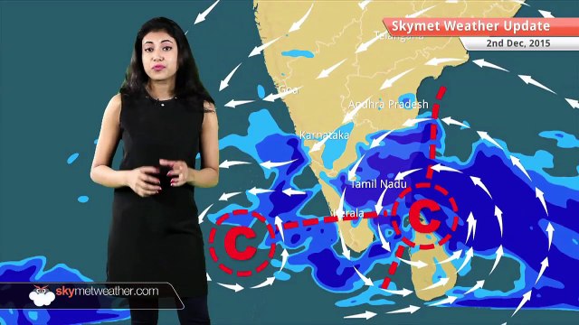 Weather Forecast for December 2: Heavy rain in Chennai, Tamil Nadu, Andhra Pradesh to continue