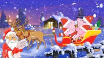 Peppa pig - finger family and Santa Claus - Christmas night song