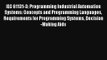 Read IEC 61131-3: Programming Industrial Automation Systems: Concepts and Programming Languages#