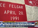 Free HIV testing on World AIDS Day