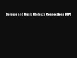 [PDF Download] Deleuze and Music (Deleuze Connections EUP) [PDF] Full Ebook