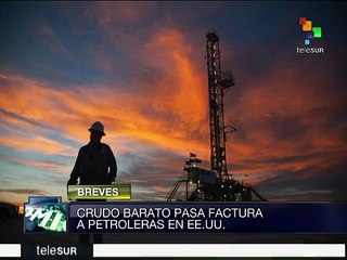 EE.UU.: productores petroleros en crisis por bajos precios del crudo