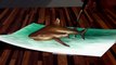 3D Drawing Shark/ Speed Painting an optical Illusion by Stefan Pabst