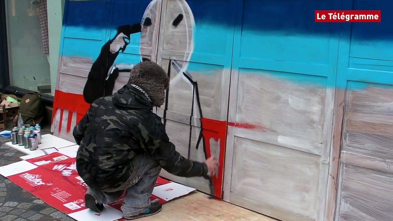 Quimper. Le message de graffeurs  pour sauver la planète