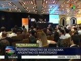 Argentina: ministro de Economía de Macri es investigado