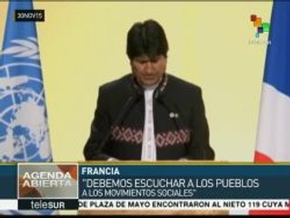 Evo dice que el mundo debe escuchar a indígenas para salvarse