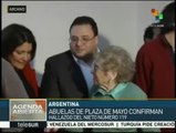 Argentina: confirman recuperación de nieto 119 robado por la dictadura