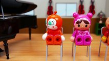 アンパンマンおもちゃアニメ ピアノ教室/Stop motion theatre: Anpanman and The Piano Class