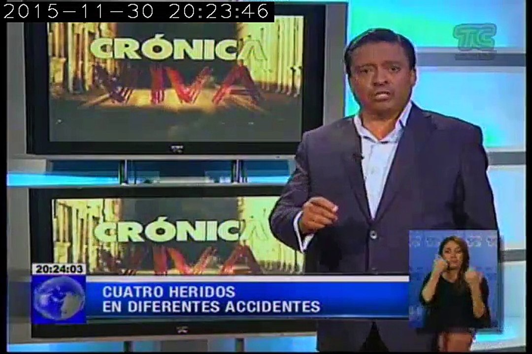 Crónica Viva – Accidentes de tránsito en diferentes sectores de la ciudad de Guayaquil