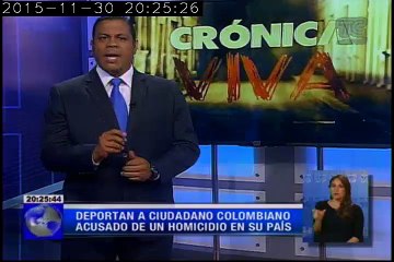Crónica Viva – Deportan a ciudadano colombiano acusado de homicidio en su País