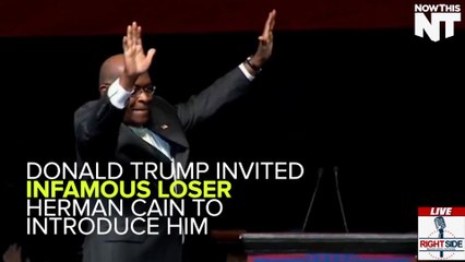 Donald Trump Invites Herman Cain To Rally For Some Reason