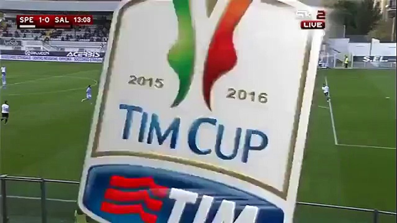 All Goals and Highlights HD _ Spezia 2-0 Salernitana _ Italy - Coppa Italia - 01.12.2015 HD