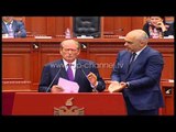 Batutat e Ramës dhe Berishës në foltoren e Kuvendit  - Top Channel Albania - News - Lajme