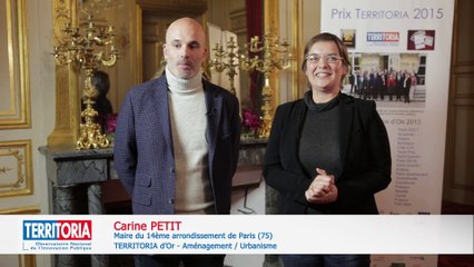 TERRITORIA 2015 : Carine PETIT, Maire du 14ème arrondissement et Romain R'BIBO, Chef de projet EDL, Ville de Paris (75)