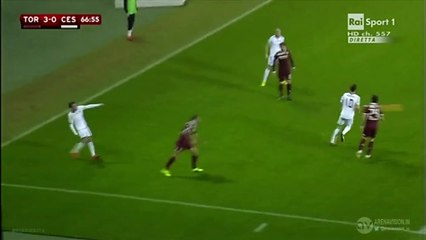Emmanuel Cascione Goal - Torino 3 - 1 Cesena - 01_12_2015