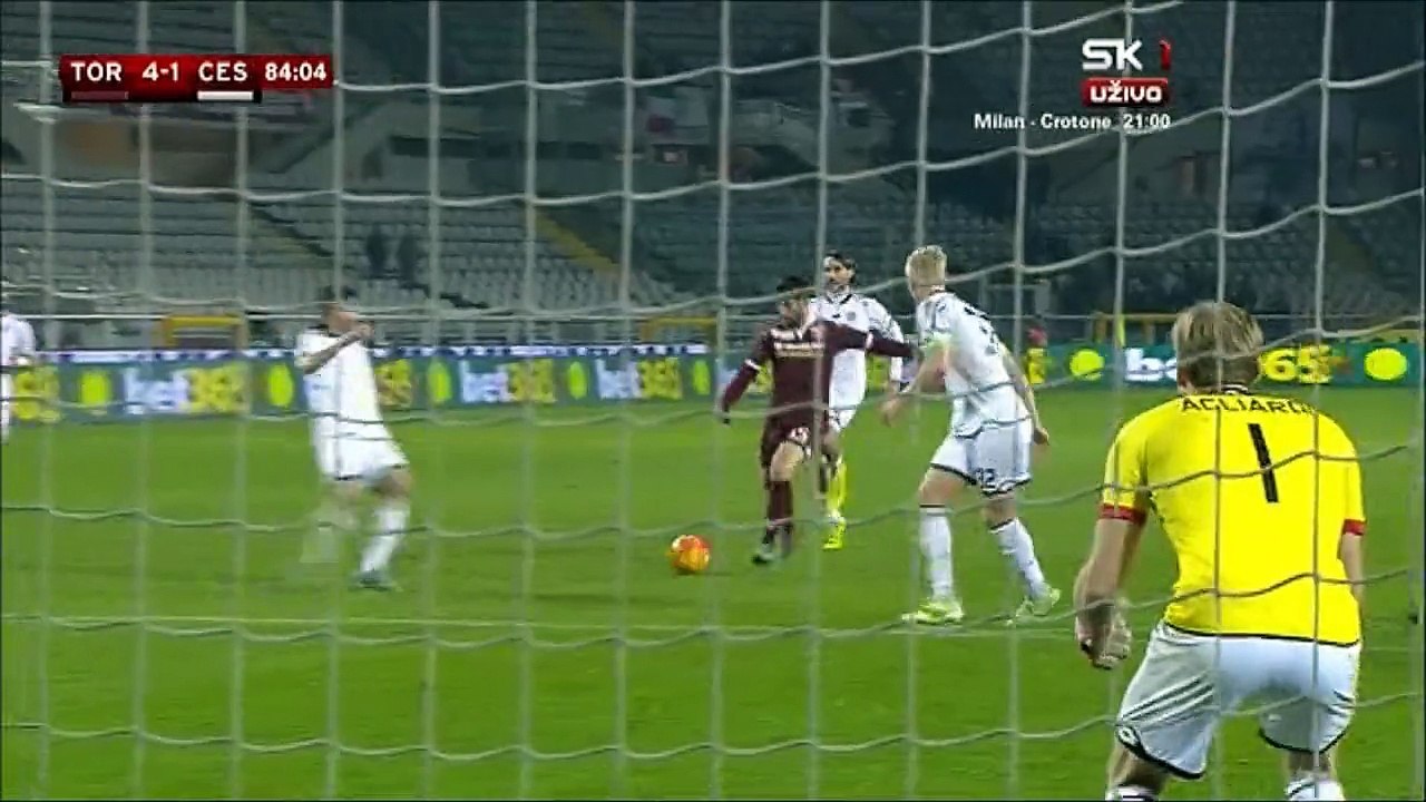 4-1 Marco Benassi Goal Italy  Coppa Italia  Round 4 - 01.12.2015, Torino FC 4-1 AC Cesena