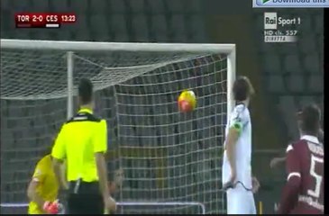 All Goals & Highlights - Torino 4-1 Cesena -  Coppa Italia - 01-12-2015