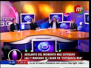 ADELANTO el casamiento de Lali Esposito y Mariano Martinez