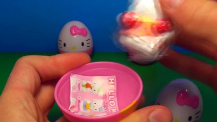 3 Hello Kitty surprise eggs! HELLO KITTY for BABY mymillionTV