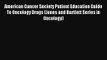 American Cancer Society Patient Education Guide To Oncology Drugs (Jones and Bartlett Series