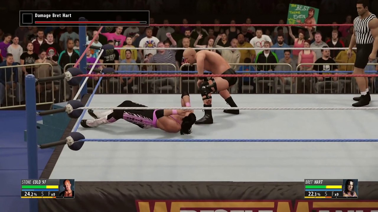 Stone Cold  Steve Austin vs. Bret Hart  WWE 2K16 2K Showcase walkthrough - Part 3