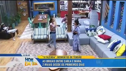 HOJE EM DIA Recebe a Oitava Eliminada da Fazenda 8 Carla Prata 20/11/15