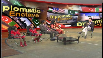 "Diplomatic Enclave with Omar Khalid Butt" with the Sri Lankan envoy as guest