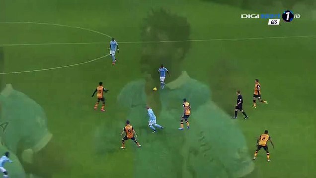 Wilfried Bony Goal - Manchester City 1-0 Hull City - 01-12-2015 HD Capital One Cup