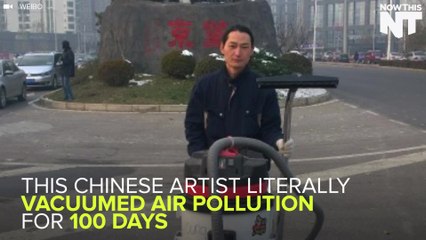 A Chinese Artist Vacuumed Beijing's Air For 100 Days