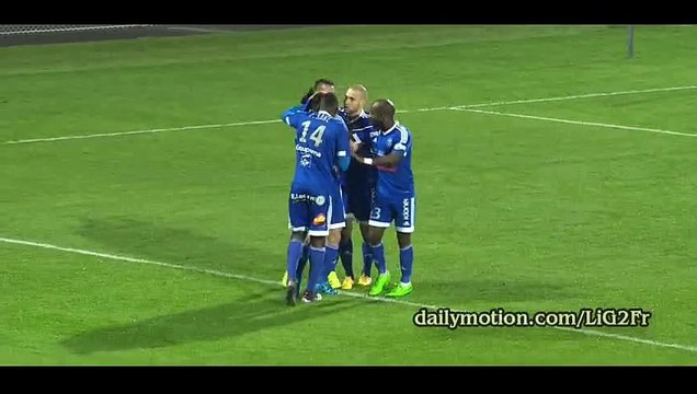 Berthomier Goal - Bourg Peronnas 1-0 Niort - 01-12-2015 HD