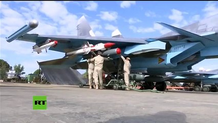 Aviones rusos en Siria despegaron armados con misiles