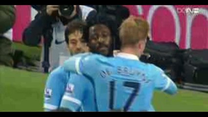 Kevin de Bruyne Hits the POST - Manchester City v. Hull City Capital One Cup 1.12.2015