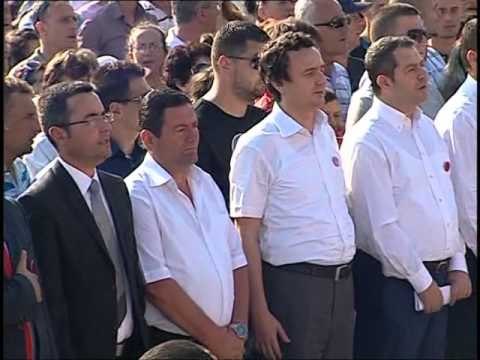 MARSHIMI CAM I PRANISHEM NE CEREMONINE E PDIU EDHE ALBIN KURTI LAJM