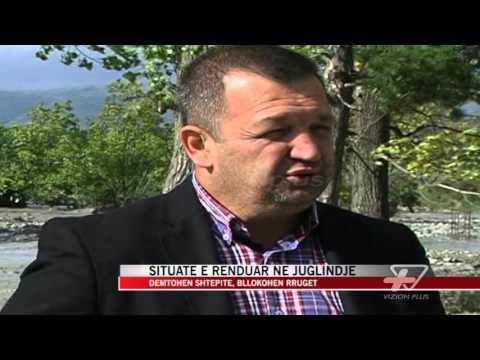 Juglindje, situatë e rënduar nga reshjet - News, Lajme - Vizion Plus