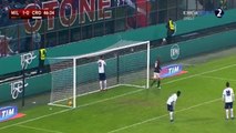 Luiz Adriano Goal 1-0 AC Milan vs Crotone (Coppa Italia) 01.12.2015