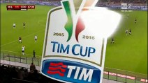 Budimir Goal - AC Milan 1-1 Crotone - 01-12-2015 Coppa Italia