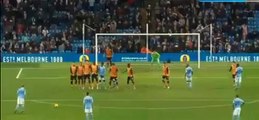 Manchester City 4-0 Hull City 01.12.2015_League Cup_ Kevin de Bryne amazing free kick goal