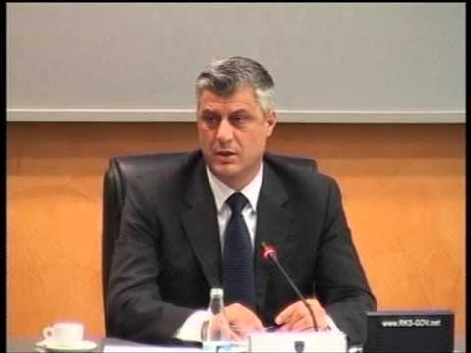 BISEDIME ME SERBINE THACI THOTE SE KUSHT JANE MARREVESHJET E NENSHKRUARA LAJM