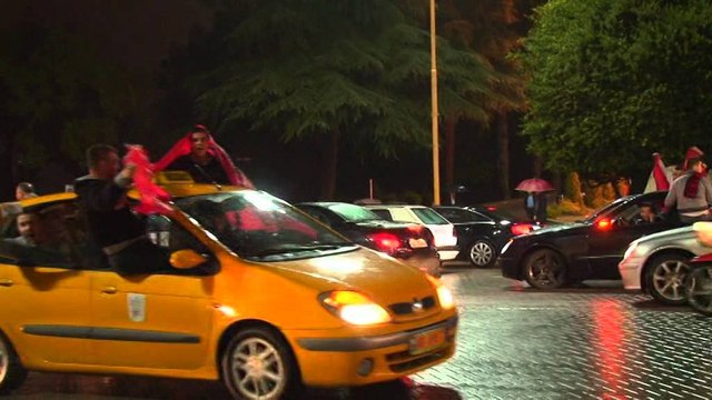 TIRANA DHE E GJITHE SHQIPERIA NE FESTE PAS KUALIFIKIMIT HISTORIK TE KOMBETARES LAJM