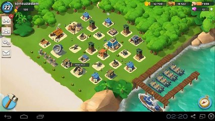 Boom Beach-Hammerman'ın Karargahı Seviye25 , Nasıl Yok Edilir  sonsuzadam