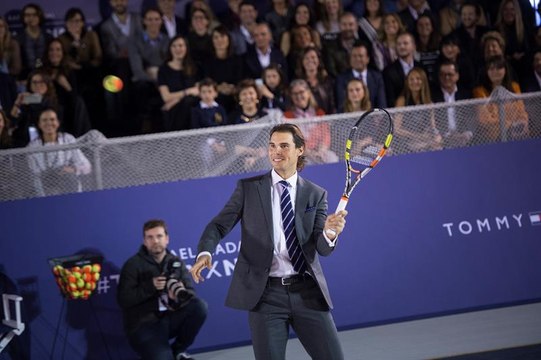 Rafael Nadal at the Tommy Hilfiger event in Madrid. 1 Dec. 2015