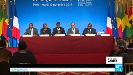 African leaders call on 'polluters' to support energy transition