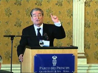 BERISHA NE ROME MERR PJESE NE KONFERENCEN PER SIGURINE GLOBALE LAJM