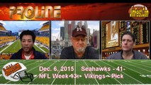 Seahawks/Vikings NFL Football Preview   Faree Pick, Dec. 6, 2015