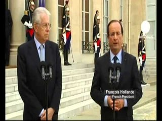 MONTI ME HOLLANDE ITALIA E FRANCA ANGAZHOHEN PER KONSOLIDIMIN E EUROZONES LAJM
