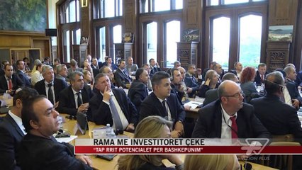Rama me investitorët çeke - News, Lajme - Vizion Plus