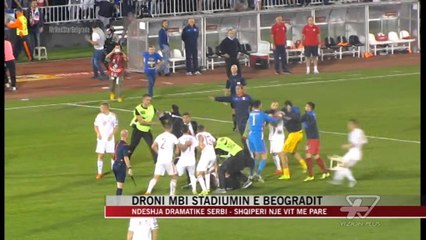 Droni mbi stadiumin e Beogradit - News, Lajme - Vizion Plus