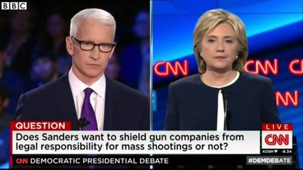 KLINTON FITUESE NE DEBATIN E PARE MES KANDIDATEVE DEMOKRATE PER PRESIDENT LAJM