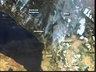 ZJARRET NE SHQIPERI SATELITET E NASES FOKUSOJNE VATRAT E ZJARRIT NE VEND LAJM